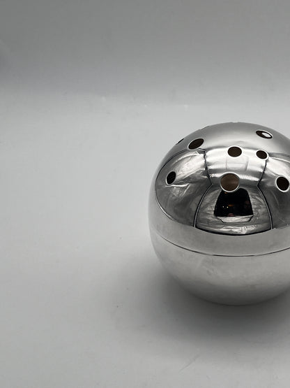 Vase Soliflore boule "Mars", Gio Ponti, Christofle, 60s