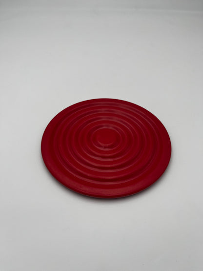 Dessous de plat Delta Design Rouge, années 70