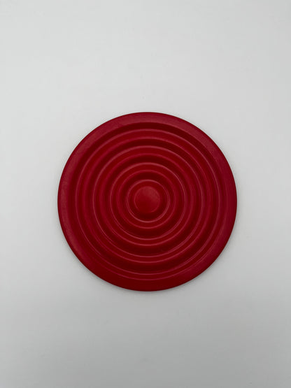 Dessous de plat Delta Design Rouge, années 70
