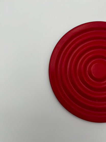 Dessous de plat Delta Design Rouge, années 70