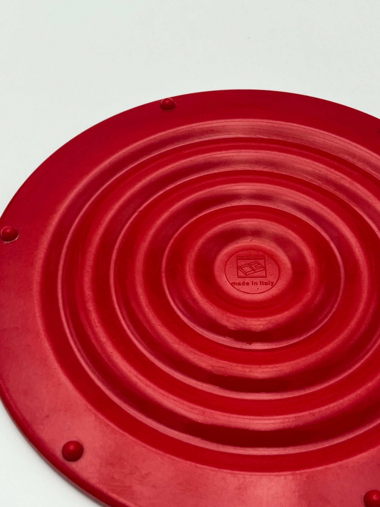 Dessous de plat Delta Design Rouge, années 70