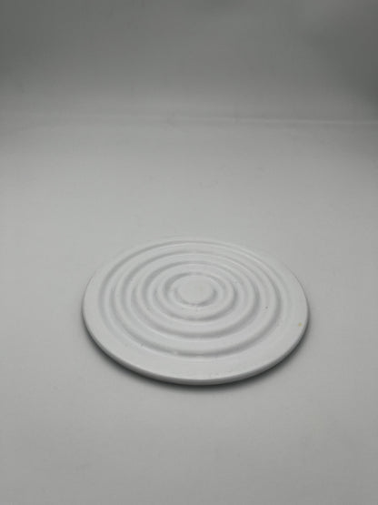 Dessous de plat blanc, space age, Delta Design