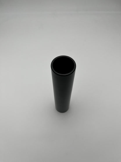 Soliflore Céramique Sicart Noir, Italie, 70s
