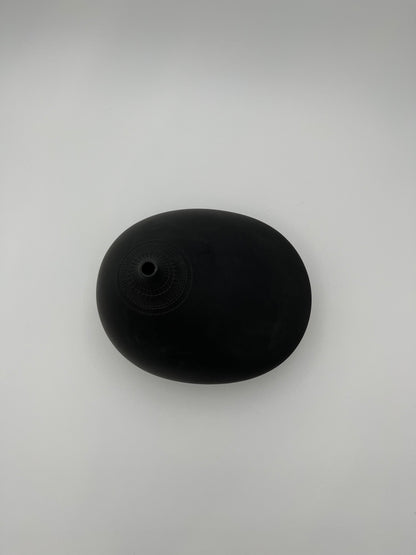 Vase noir Rosenthal, Pollo,Tapio Wirkkala, Allemagne, 1963
