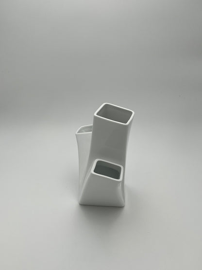 Vase porte crayon blanc Alessi, Trina, Hani Rashid, Italie, 2008
