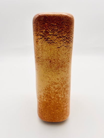 Vase en céramique émaillée brun, Roberto Rigon, Bertoncello, 70s