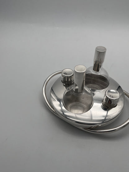 Plateau à condiments, Pragma, Lino Sabattini, Christofle, 70s