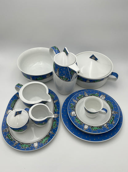 Service "Avenue" Rosenthal Studio-linie, Frog design, Allemagne, 80s