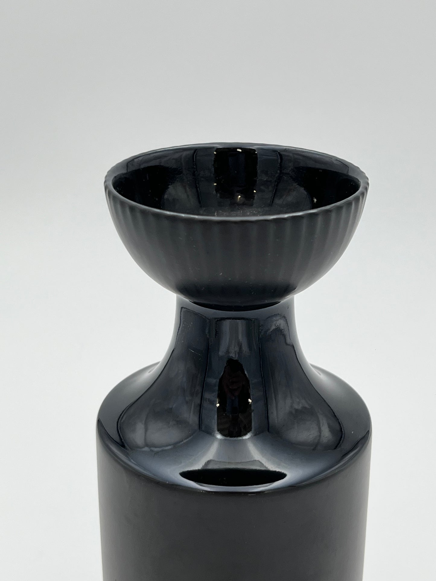 Vase Noir Rosenthal Studio-linie, Tapio Wirkkala, Allemagne, 70s