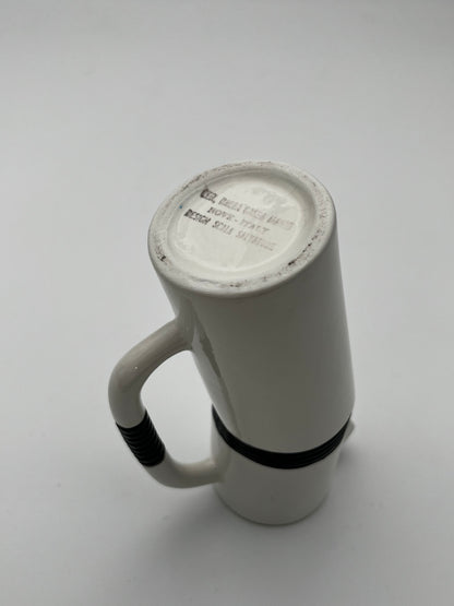 Set à Café Blanc et Noir Dalla Gassa Marco, 1980, Italie