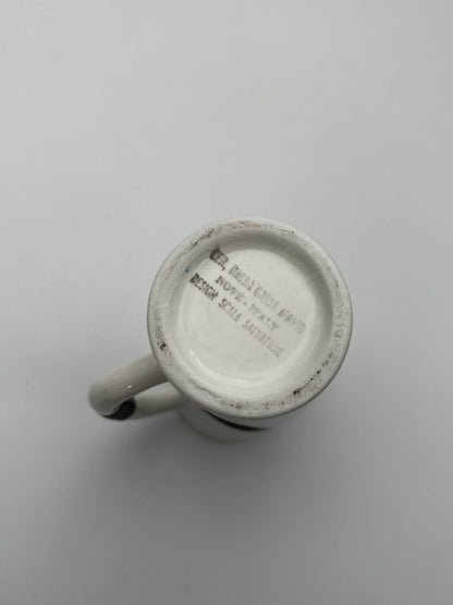 Set à Café Blanc et Noir Dalla Gassa Marco, 1980, Italie