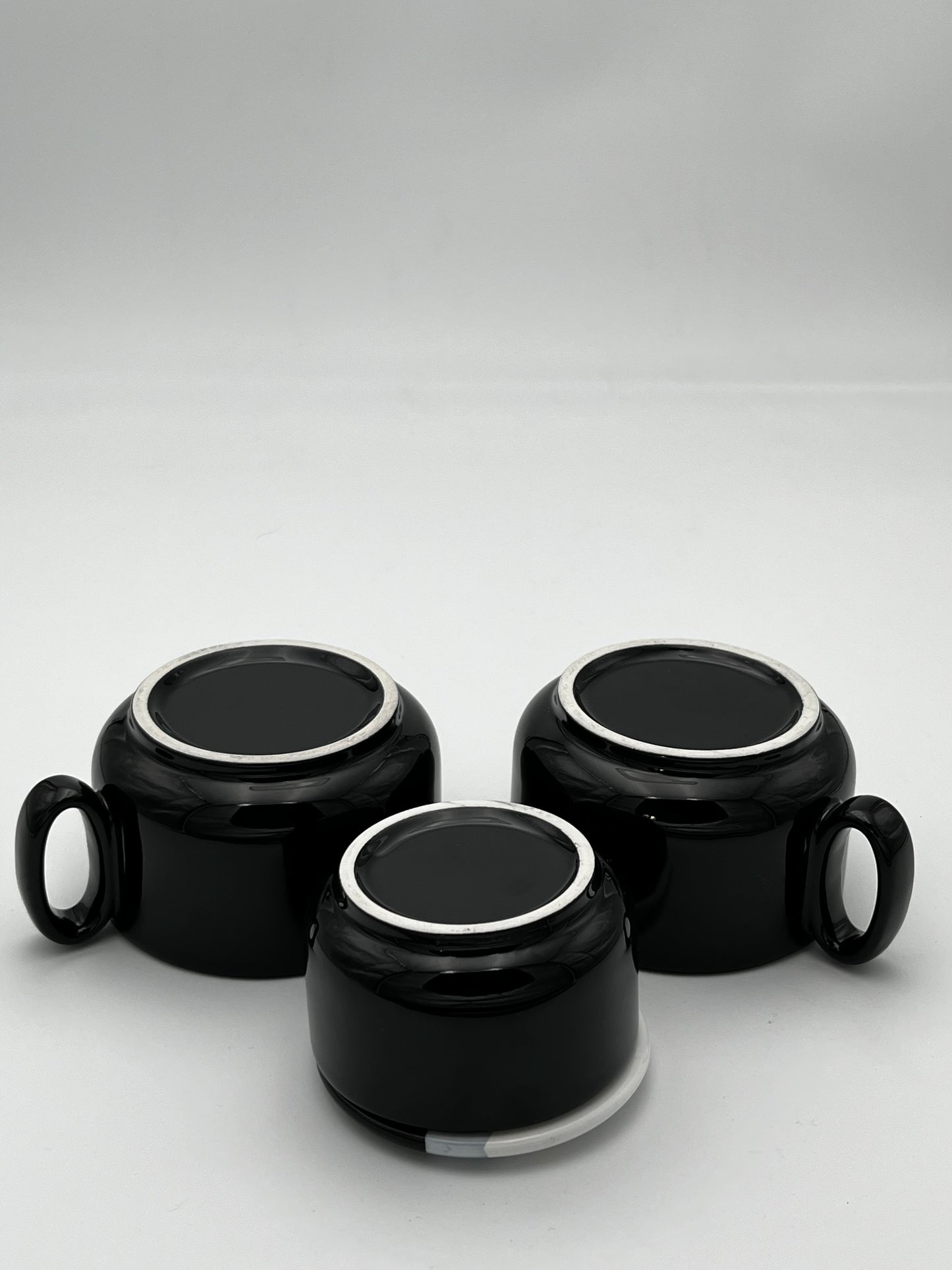 Tasses et Sucrier Pareschi Laveno, Italie, 80s