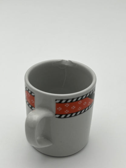Ensemble en céramique graphique memphis, 'Idea' Mancioli, 80s