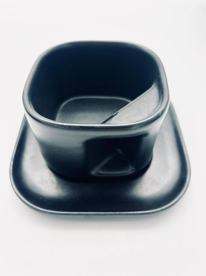 Set à café Makio Hasuike, Arnolfo Di Cambio, Ceramiche Ravelli, Laveno, 70s