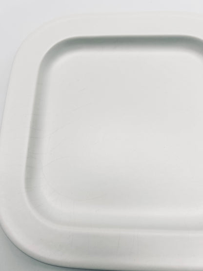 Assiettes à dessert, Square, Makio Hasuike pour Arnolfo di Cambio, 70s