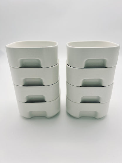 Coupes à dessert, Square, Makio Hasuike, Arnolfo di Cambio, Laveno, 70s