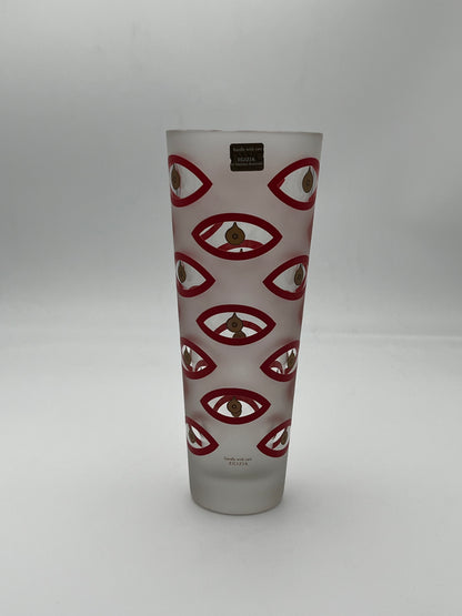 Vase verre poli, Oeil de Sumatra, Ettore Sottsass associati, Egizia, Italie