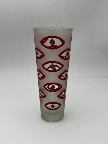Vase verre poli, Oeil de Sumatra, Ettore Sottsass associati, Egizia, Italie