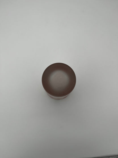 Vase verre poli, Oeil de Sumatra, Ettore Sottsass associati, Egizia, Italie