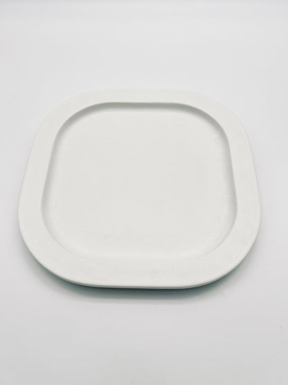 Plat de présentation Square, Makio Hasuike,Arnolfo di Cambio, Ceramiche Ravelli, 70s