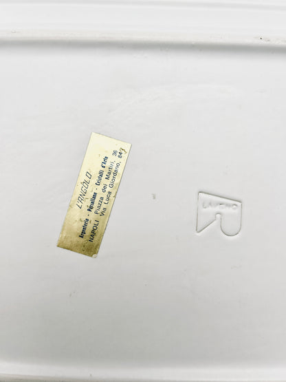 Plat de service, square, Makio Hasuike, Arnolfo di Cambio, Ceramiche Ravelli Laveno, 70s