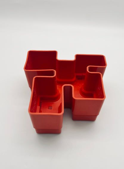 Jardinière rouge, Michael McCann, Vastill, 70s