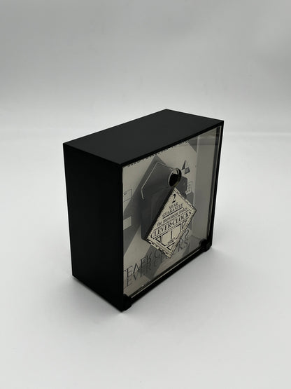 Horloge de bureau  postmoderne Clever Clocks, Douglas Chalk, 1987