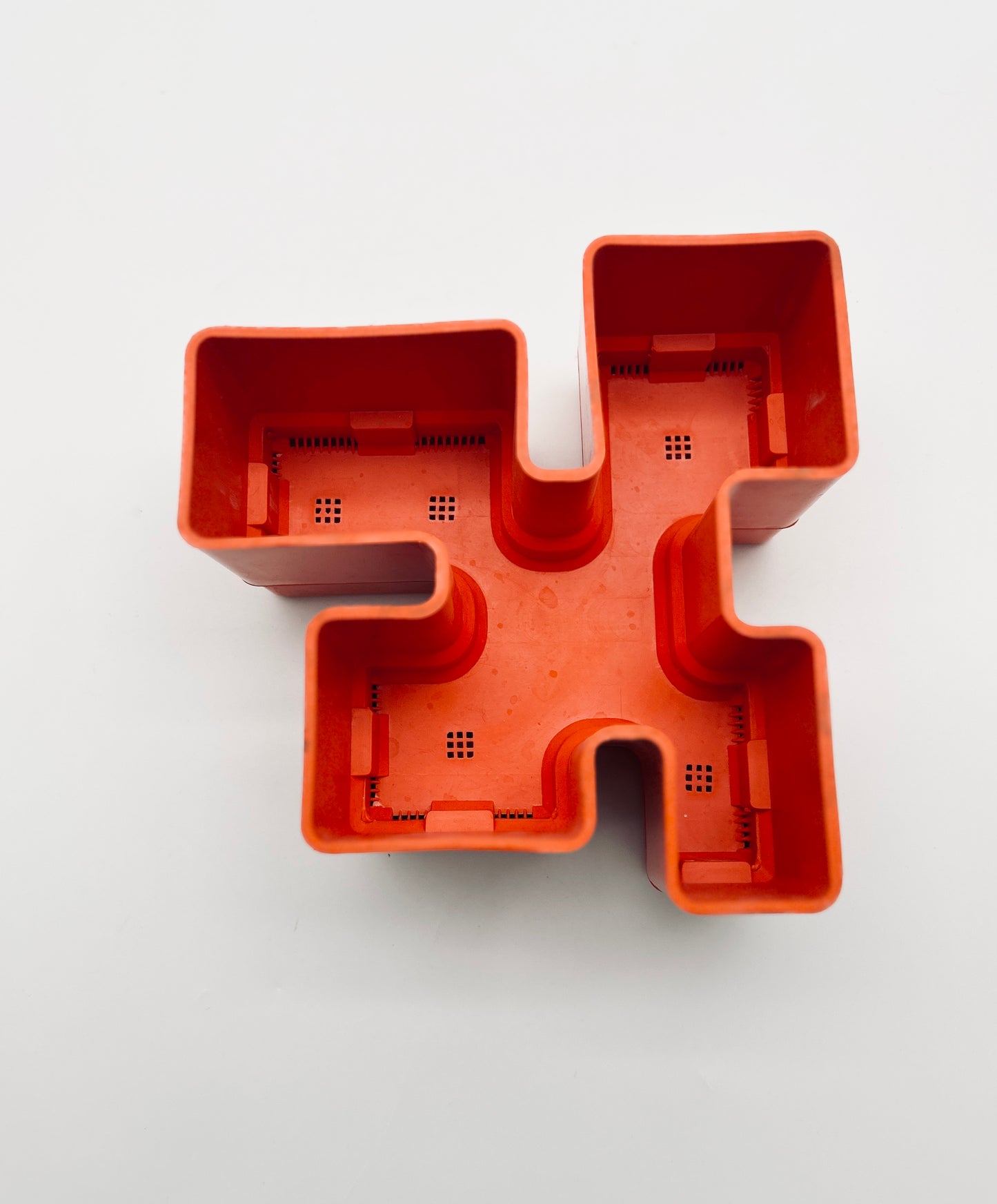 Jardinière orange Michael McCann, Vastill, 70s