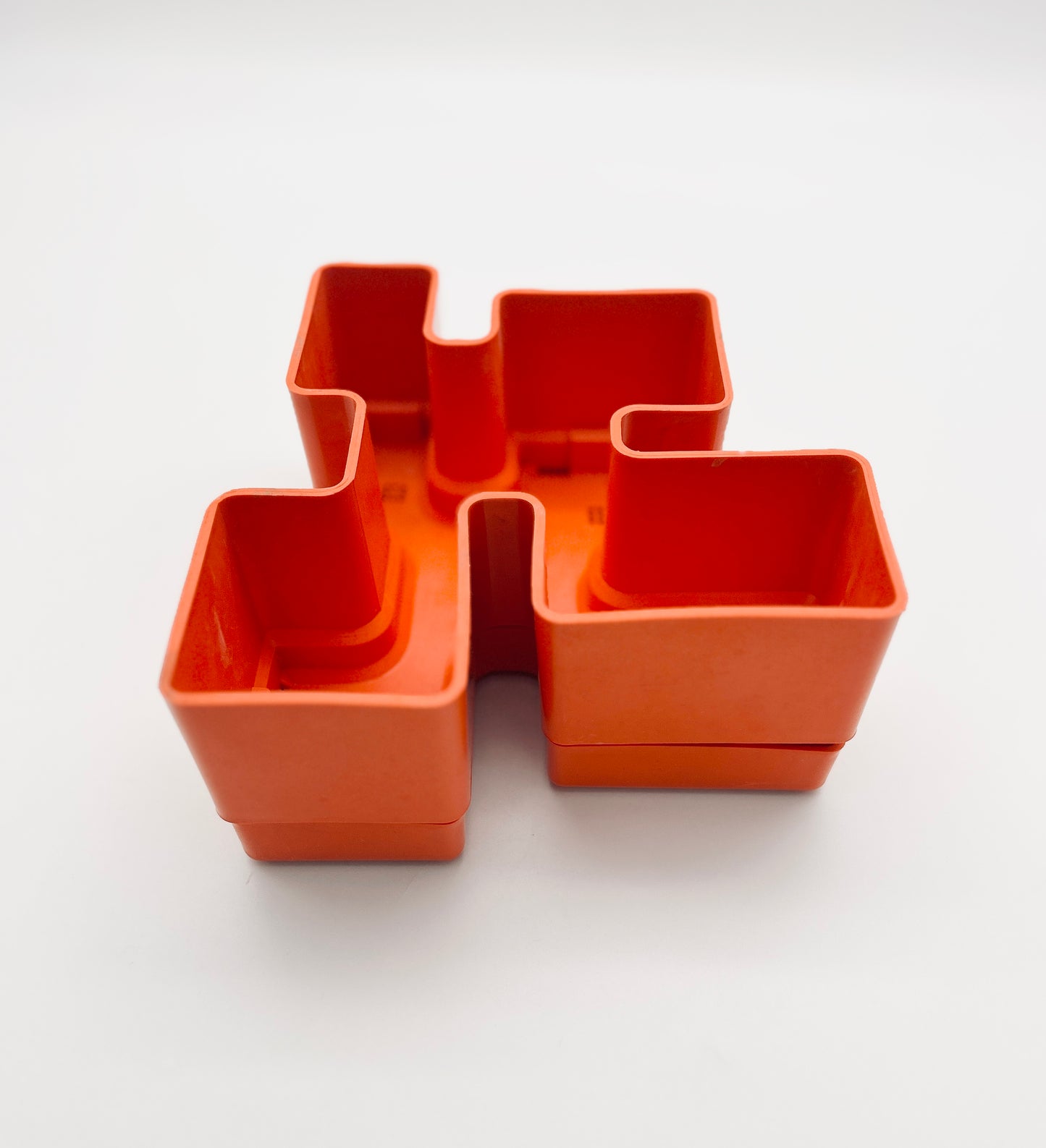 Jardinière orange Michael McCann, Vastill, 70s