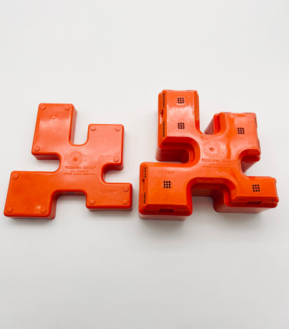 Jardinière orange Michael McCann, Vastill, 70s