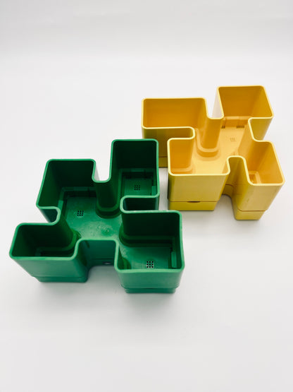 Jardinière jaune Michael McCann, Vastill, 70s