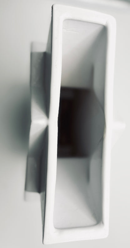 Vase blanc Ilios,  Florio Paccagnella, 90s