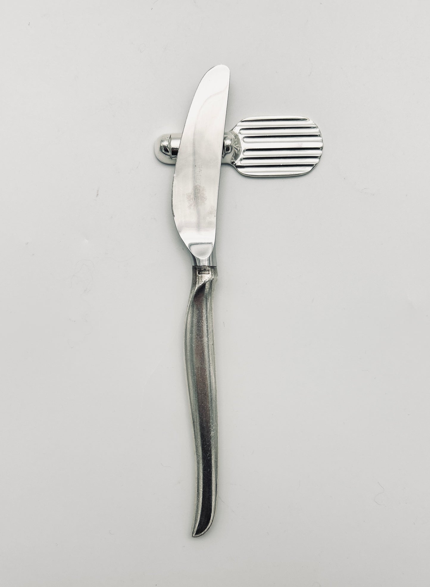 Porte couteaux " Raquettes", Luc Lanel pour Christofle, 30s