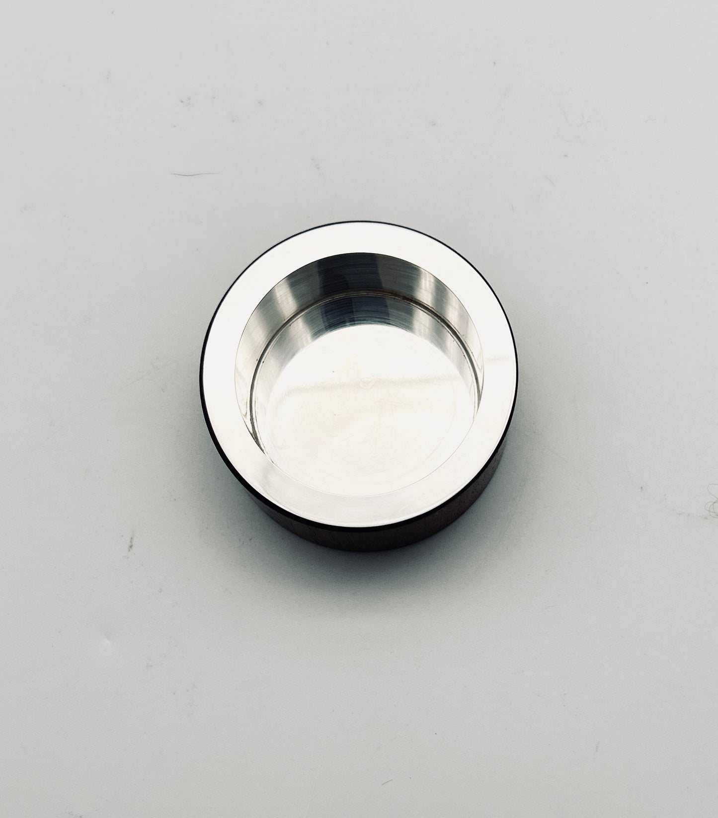 Cendrier argent et bois, Hermès, 2000s