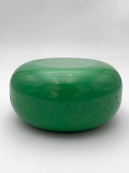 Cendrier 'Clam' mélamine vert, Pentagram, Italy 70s