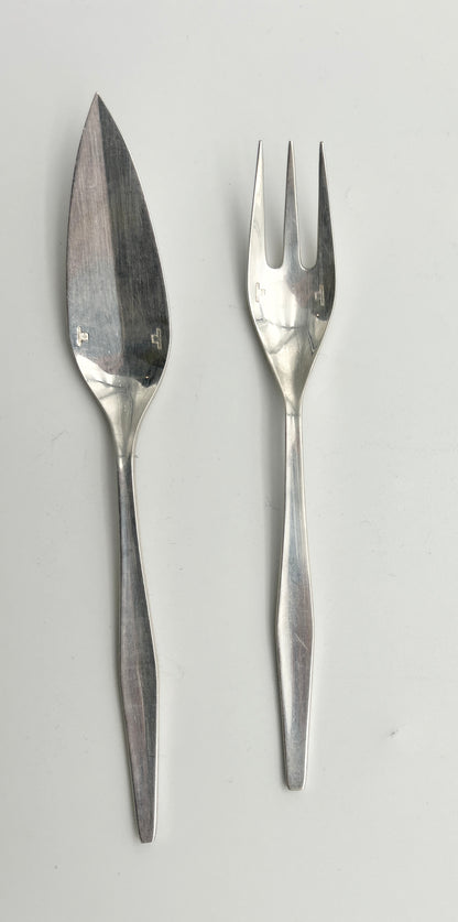 Couverts à poisson, Duo, Tapio Wirkkala, Christofle