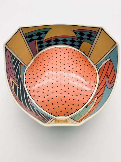 Grand saladier Memphis Design, Dorothy Hafner, Rosenthal, 80s
