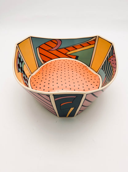 Grand saladier Memphis Design, Dorothy Hafner, Rosenthal, 80s