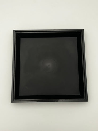 Cendrier 'Segmenti' Kartell noir,M de Lucchi et Takaishi, Italie, 1989