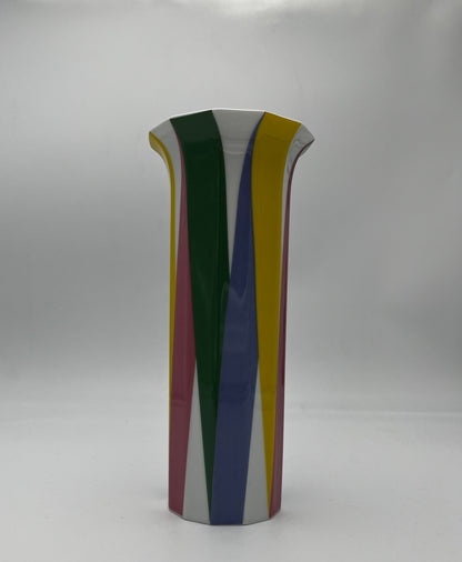 Vase Polygone Multicolore Rosenthal Tapio Wirkkala Studio-linie Allemagne