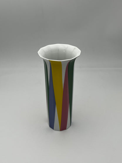 Vase Polygone Multicolore Rosenthal Tapio Wirkkala Studio-linie Allemagne