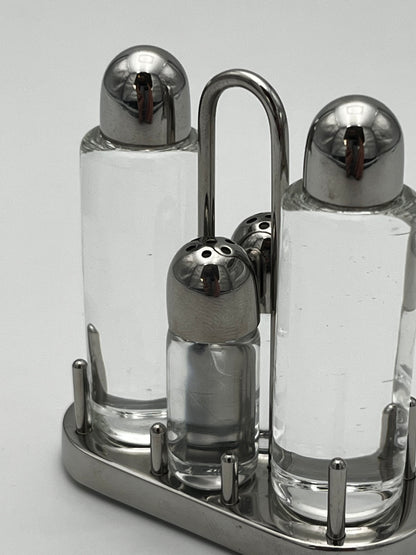 Set à condiments miniature, Ettore Sotsass, Alessi '5070 M', 1978