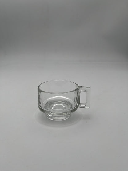 Tasses à Café en verre, Joe Colombo, Arno Italora, Italie 60s