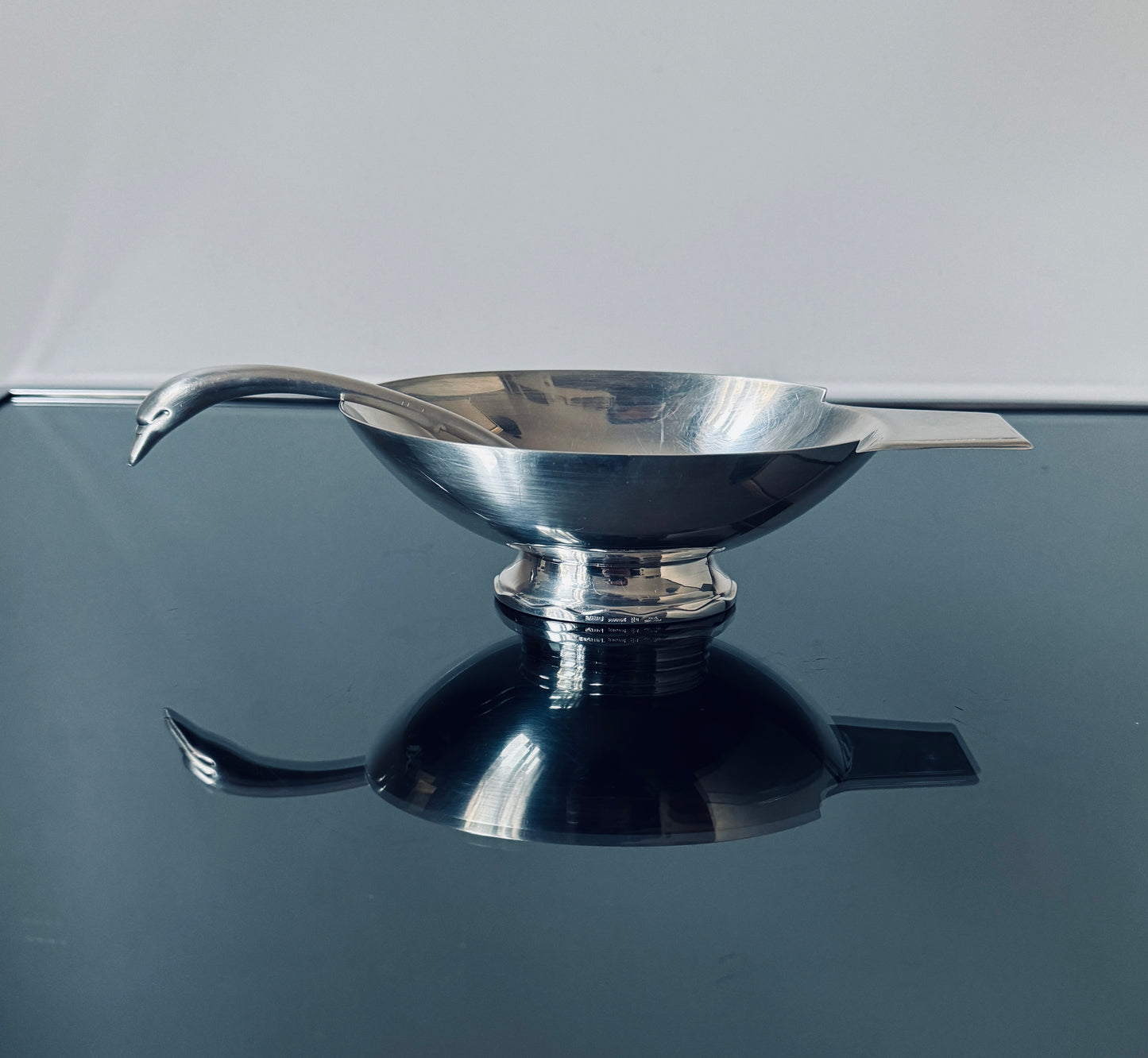 Saucière cygne, Christian Fjerdingstad, Christofle, 70s