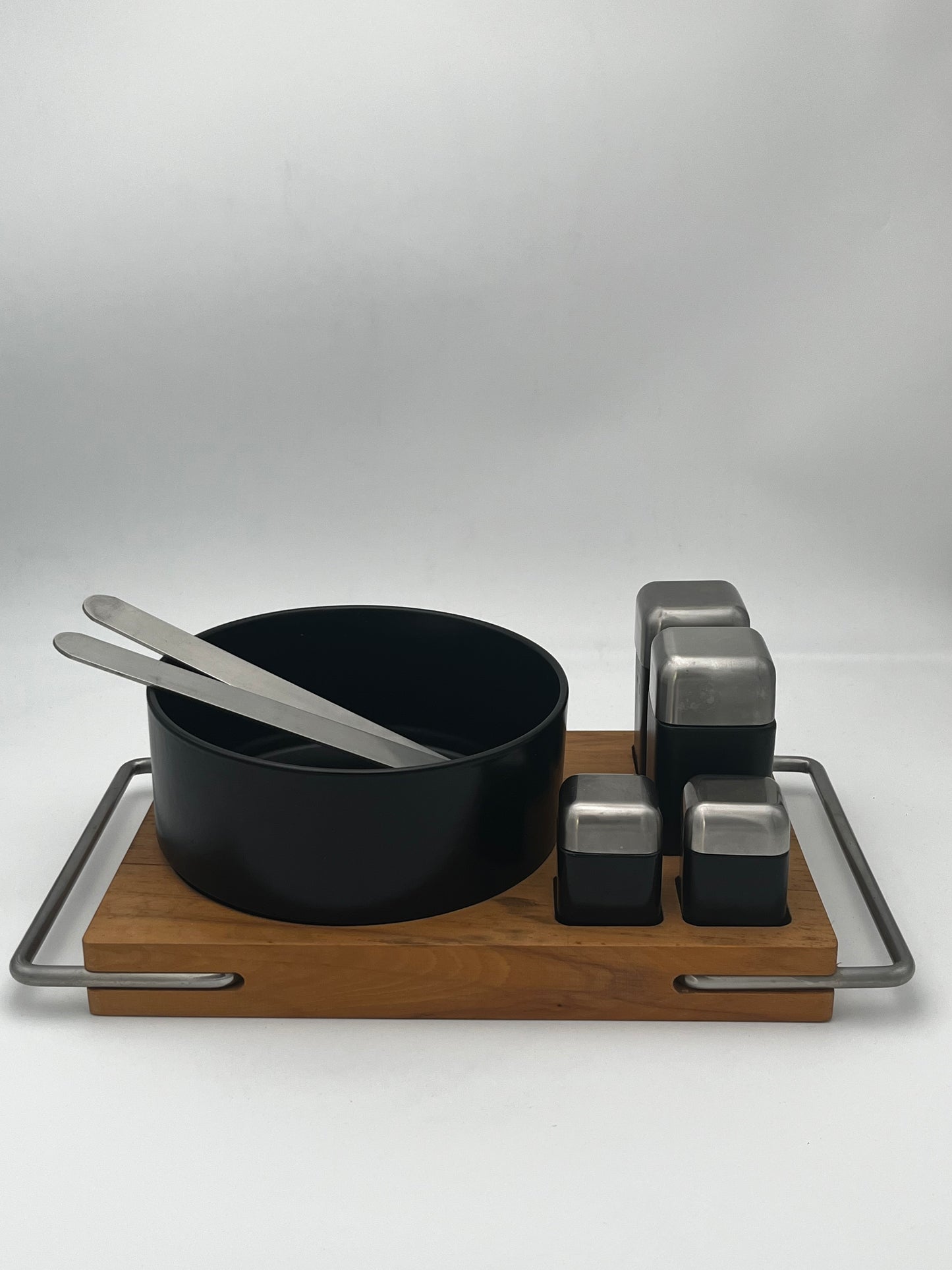 Set Condiments Plateau ICM Laveno, Sergio Asti, Italie, 70s