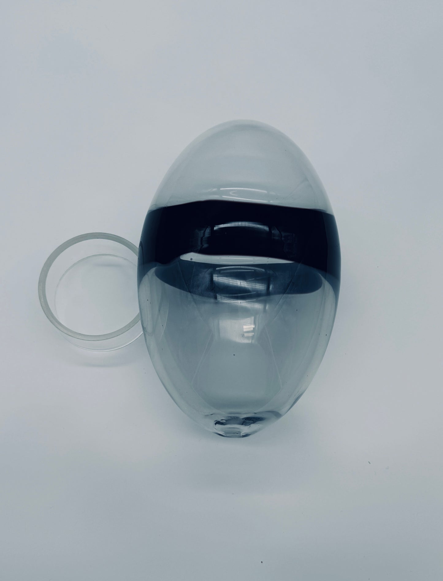 Oeuf en verre de murano, Venini, Pierre Cardin, Italie, 60s