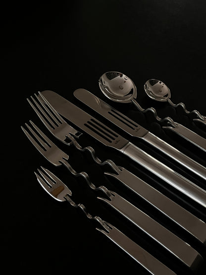 Couverts "Scupltura", Lino Sabattini, Rosenthal, 80s