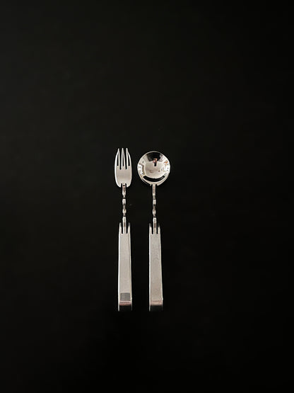 Couverts "Scupltura", Lino Sabattini, Rosenthal, 80s