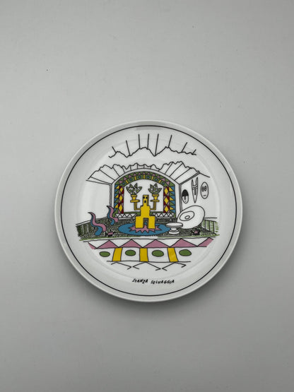 Assiettes de collection, Alessandro Mendini pour le Triennale Design Museum, Italie, 2014