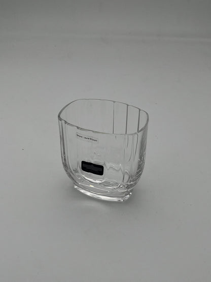 Verres à whisky rocks ,cristal Arnolfo di Cambio, Laura Griziotti, Italie, 80s
